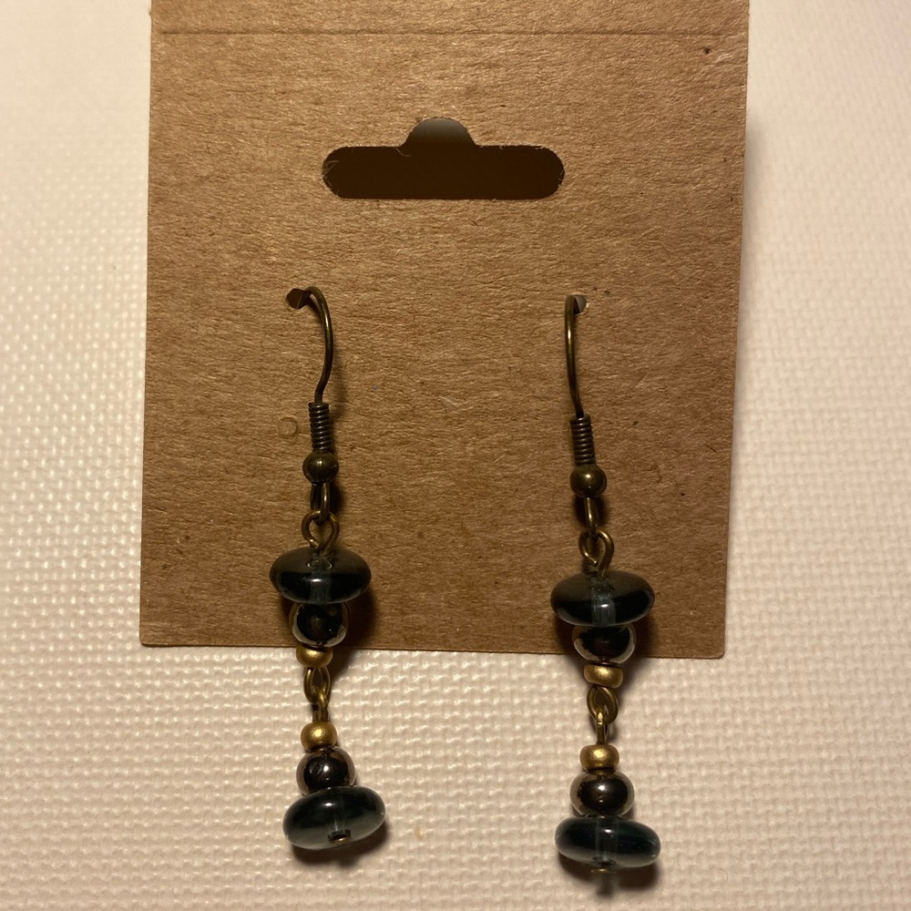 Handmade Glass Bead Earrings